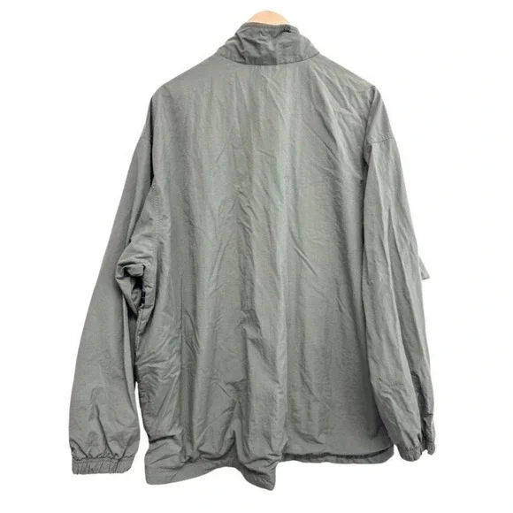 Nike Court Vintage Quarter Zip Windbreaker Jacket Sage Green Mens XL - Picture 4 of 6